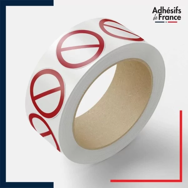 rouleau étiquettes norme iso 7010 interdiction générale