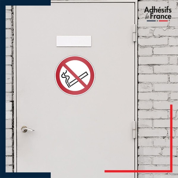 sticker autocollant norme iso 7010 interdiction de fumer