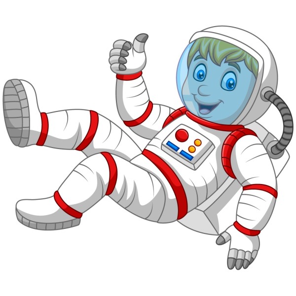 Sticker astronaute