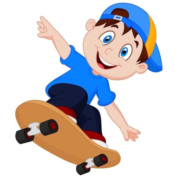 Sticker enfant skate