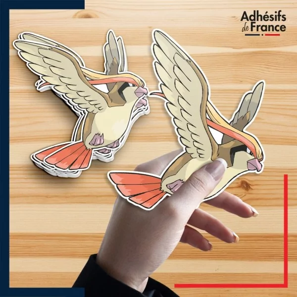 autocollant petit format Pokémon Roucarnage