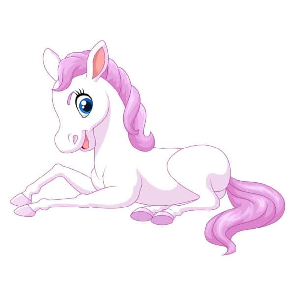 Sticker poney magique