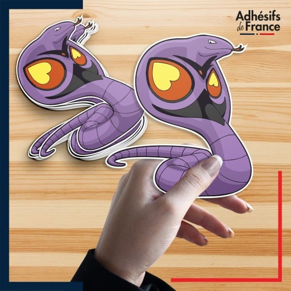 autocollant petit format Pokémon Arbok