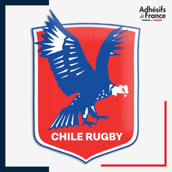 Sticker logo équipe du Chili - Chile Rugby - Los Cóndores (Les Condors)