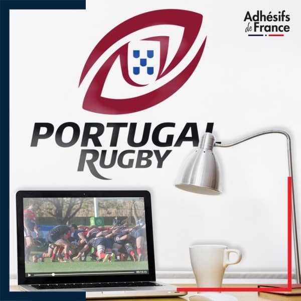 Adhésif grand format logo équipe du Portugal - Portugal Rugby - Os Lobos