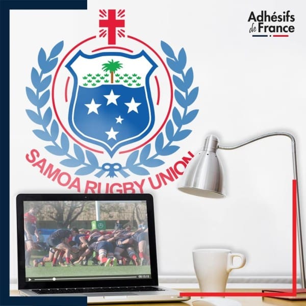 Adhésif grand format logo équipe de Roumanie - Rugby România - Stejar (Les Chênes)