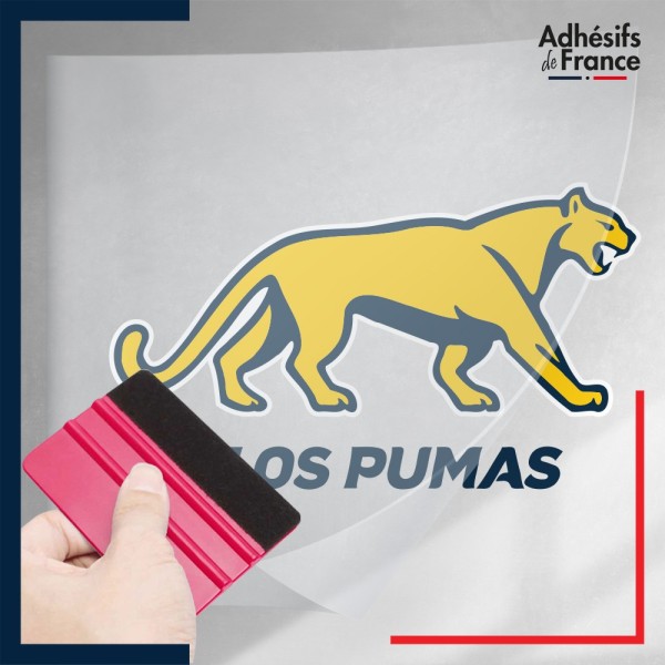 stickers sous film transfert logo équipe d'Argentine - UAR - Los Pumas (Les Pumas) 2023