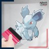 stickers sous film transfert Pokémon Nidorina