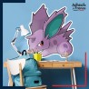 Adhésif grand format Pokémon Nidoran ♂ (mâle)