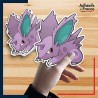 autocollant petit format Pokémon Nidoran ♂ (mâle)