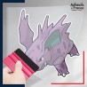 stickers sous film transfert Pokémon Nidorino