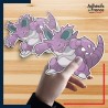 autocollant petit format Pokémon Nidoking