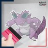 stickers sous film transfert Pokémon Nidoking