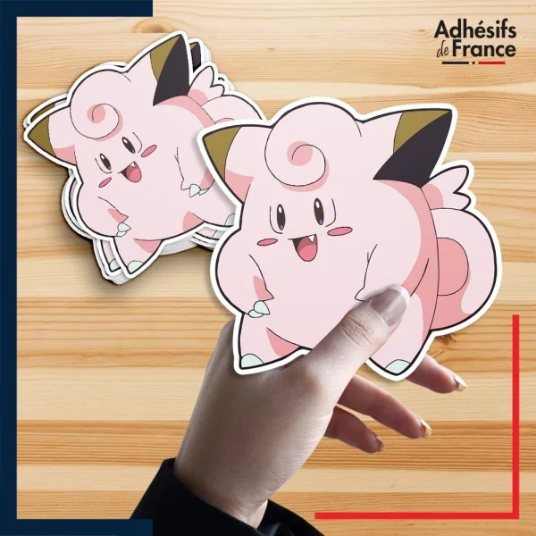 autocollant petit format Pokémon Mélofée