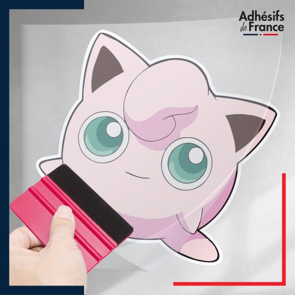 stickers sous film transfert Pokémon Rondoudou