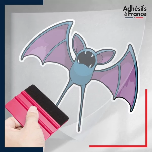 stickers sous film transfert Pokémon Nosferati