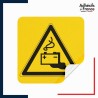 sticker autocollant danger charge de batterie