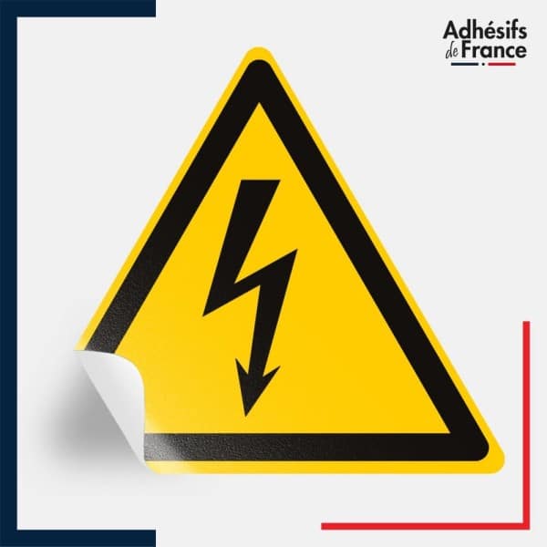 étiquettes adhésives norme iso 7010 Danger électrique