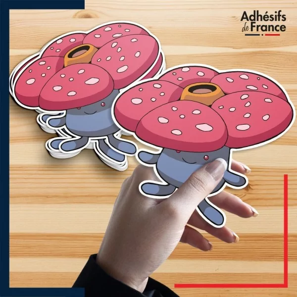 autocollant petit format Pokémon Rafflesia