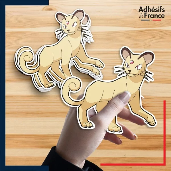 autocollant petit format Pokémon Persian