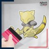 stickers sous film transfert Pokémon Abra