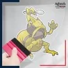 stickers sous film transfert Pokémon Kadabra