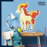 Adhésif grand format Pokémon Ponyta