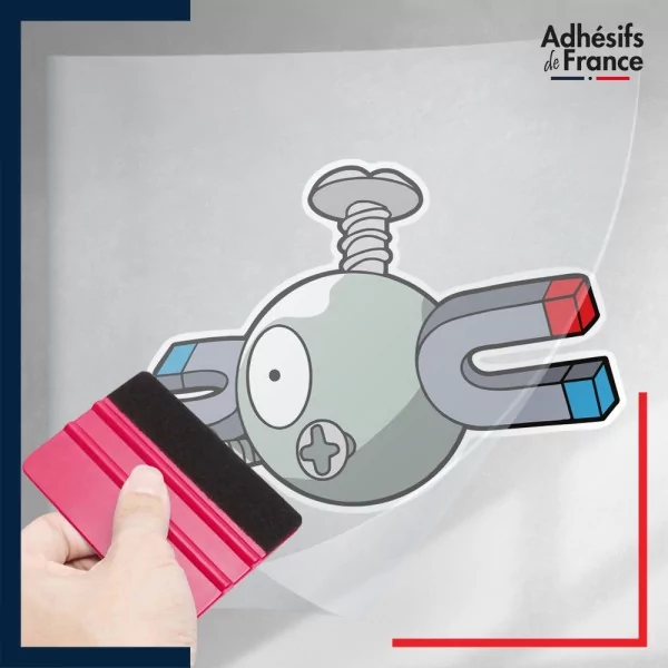 stickers sous film transfert Pokémon Magnéti