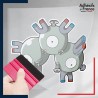 stickers sous film transfert Pokémon Magnéton