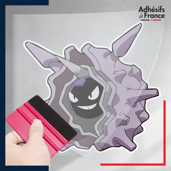 stickers sous film transfert Pokémon Crustabri