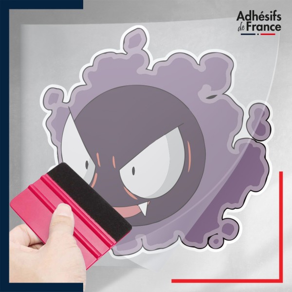 stickers sous film transfert Pokémon Fantominus