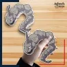 autocollant petit format Pokémon Onix