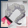 stickers sous film transfert Pokémon Onix
