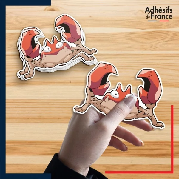 autocollant petit format Pokémon Krabby
