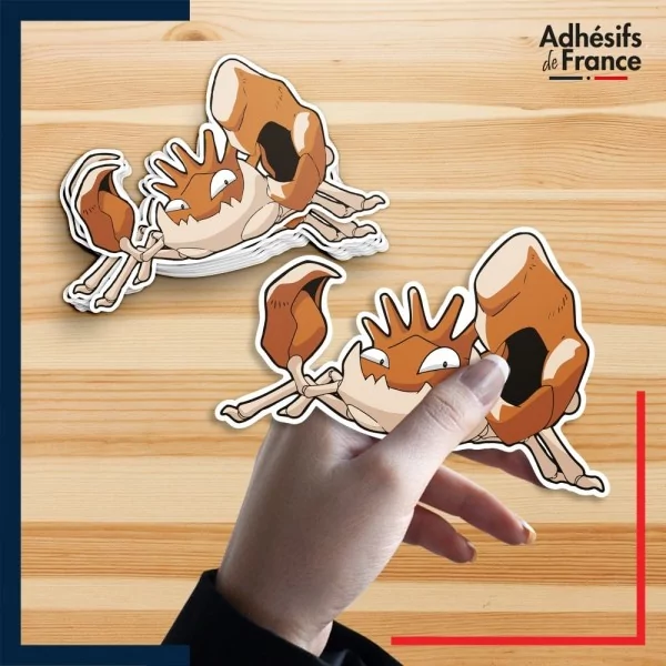 autocollant petit format Pokémon Krabboss