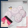 stickers sous film transfert Pokémon Noeunoeuf