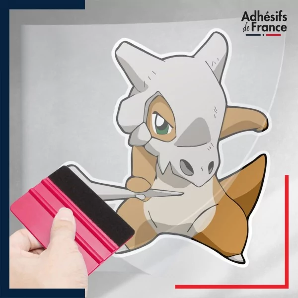 stickers sous film transfert Pokémon Osselait