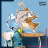 Adhésif grand format Pokémon Ossatueur