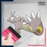 stickers sous film transfert Pokémon Kicklee