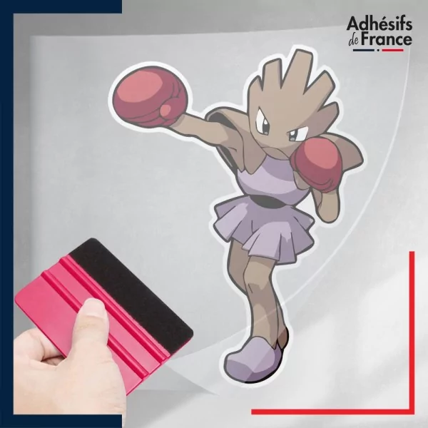 stickers sous film transfert Pokémon Tygnon