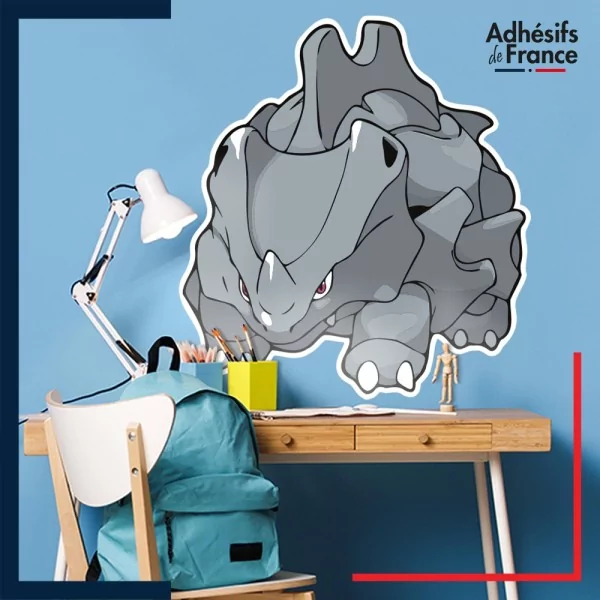 Adhésif grand format Pokémon Rhinocorne