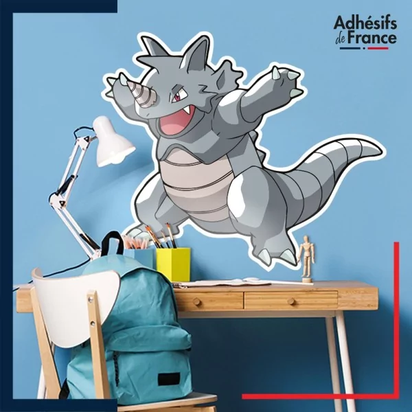 Adhésif grand format Pokémon Rhinoféros