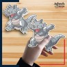 autocollant petit format Pokémon Rhinoféros