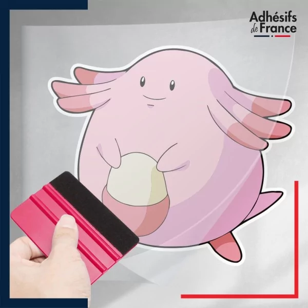 stickers sous film transfert Pokémon Leveinard