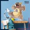 Adhésif grand format Pokémon Kangourex