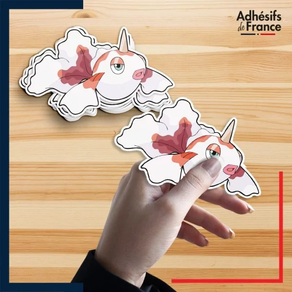 autocollant petit format Pokémon Poissirène