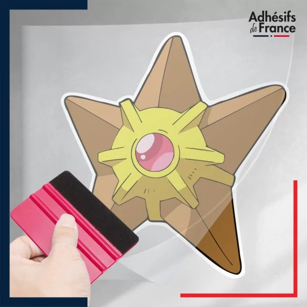 stickers sous film transfert Pokémon Stari