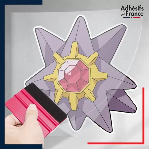 stickers sous film transfert Pokémon Staross