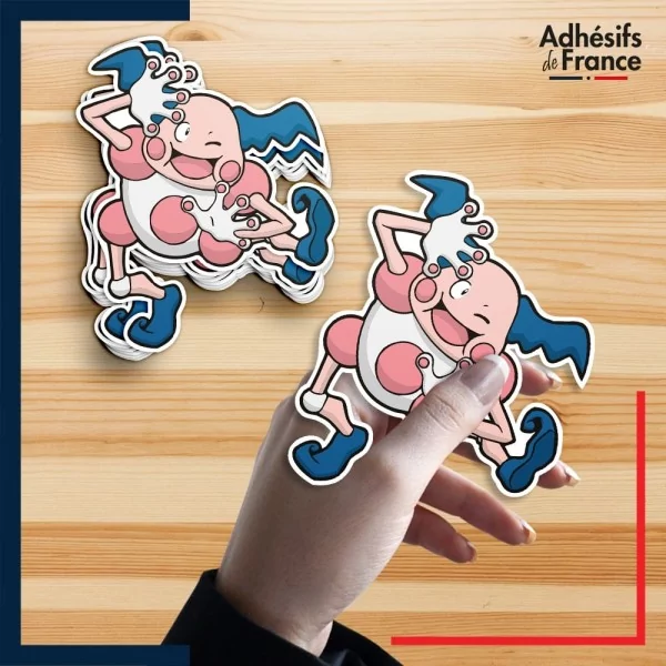 autocollant petit format Pokémon M. Mime