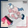 stickers sous film transfert Pokémon M. Mime
